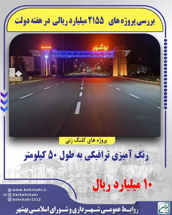 چکیده ایی از پروژه های کلنگ زنی در هفته دولت 1404 