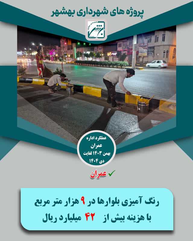 چکیده  فعالیت واحد عمران  بهمن 403 لغایت بهمن 404 (ارقام به ریال )