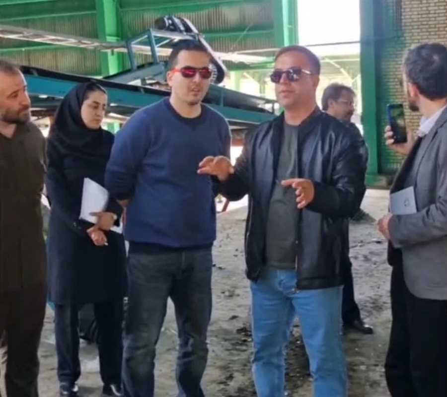 حضور اعضای هیات عالی رتبه سازمان ملل در کارخانه کمپوست بهشهر